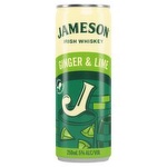 Jameson Ginger Ale & Lime Premixed Drink (250 ml)